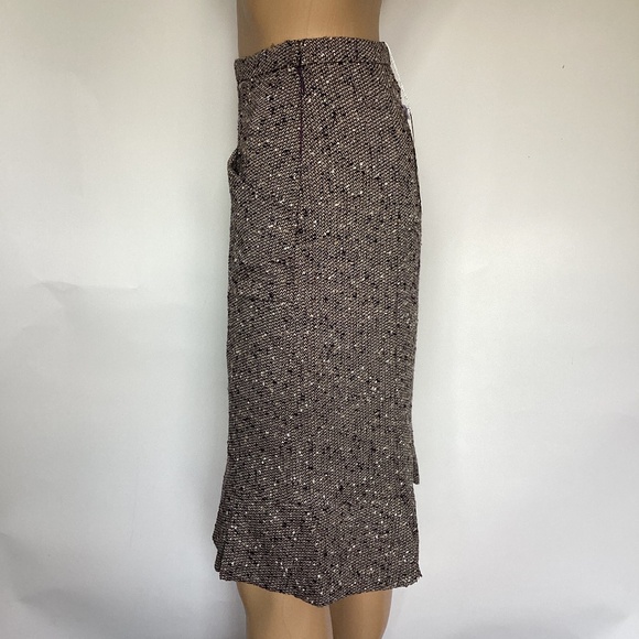 Luca Luca Italy NWT Mona Tweed A-Line skirt 40 - Picture 4 of 8